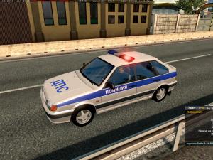 Мод Полицейские машины для RusMap версия 1.0 для Euro Truck Simulator 2 (v1.27.x, - 1.35.x)