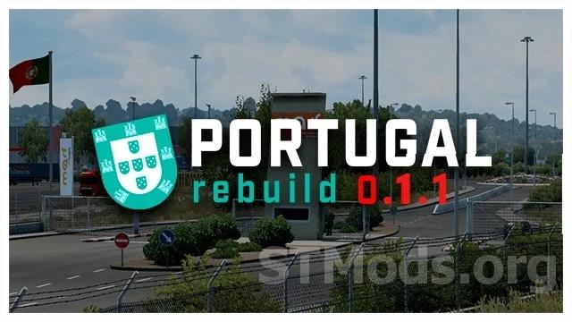 Portugal Rebuild версия 0.1.8 для Euro Truck Simulator 2 (v1.60.x) thumbnail 4