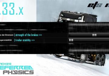 Мод Preferred Winter Physics версия 1.3 для Euro Truck Simulator 2 (v1.33.x)