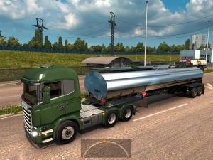 Мод Прицеп «Chrome Fuel» версия 28.02.17 для Euro Truck Simulator 2 (v1.25-1.26.x)