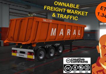Мод Прицеп Maral в собственность версия 1.1 для Euro Truck Simulator 2 (v1.32.x, - 1.34.x)