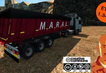 Мод Прицеп Maral в собственность версия 1.1 для Euro Truck Simulator 2 (v1.32.x, - 1.34.x)