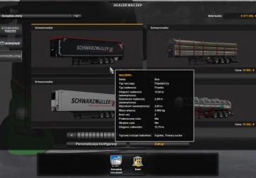 Мод Прицепы «Schwarzmüller» в собственность версия 1.0 для Euro Truck Simulator 2 (v1.33.x, 1.34.x)