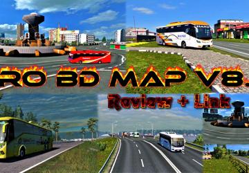 Карту Pro-BD Map версия 8.2 для Euro Truck Simulator 2 (v1.35.x, 1.36.x)