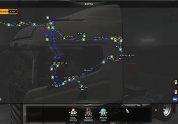 Карту Проект «Великая степь» (карта Казахстана) v1.2 для Euro Truck Simulator 2 (v1.31.x, - 1.35.x)