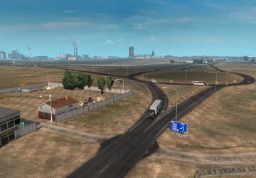 Карту Проект «Великая степь» (карта Казахстана) v1.3 для Euro Truck Simulator 2 (v1.36.x, 1.37.x)