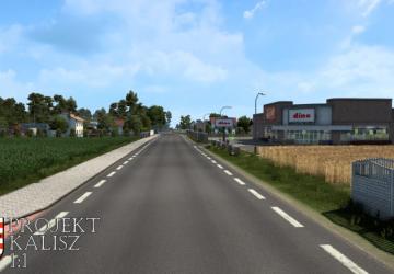 Карту Projekt Kalisz версия 0.18 для Euro Truck Simulator 2 (v1.43.x)