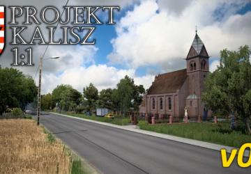 Карту Projekt Kalisz версия 0.25 для Euro Truck Simulator 2 (v1.46.x)