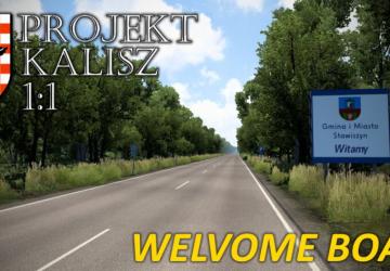 Карту Projekt Kalisz версия 0.25 для Euro Truck Simulator 2 (v1.46.x)