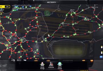 Карту ProMods + RusMap Road Connection версия 14.01.19 для Euro Truck Simulator 2 (v1.33.x)