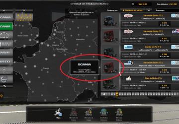 Мод Quick Jobs for Eugene’s Scania 2016 P & G v1.0 для Euro Truck Simulator 2 (v1.40.x, 1.41.x)