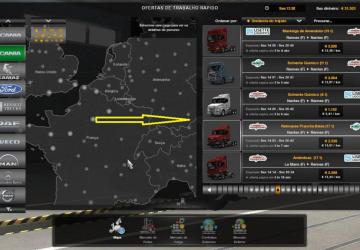 Мод Quick Jobs for RJL Scania T & T-4 Series версия 1.0 для Euro Truck Simulator 2 (v1.38.x, 1.39.x)