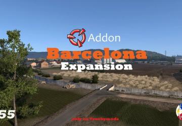 Расширение Барселоны версия 1.4 для Euro Truck Simulator 2 (v1.56.x)