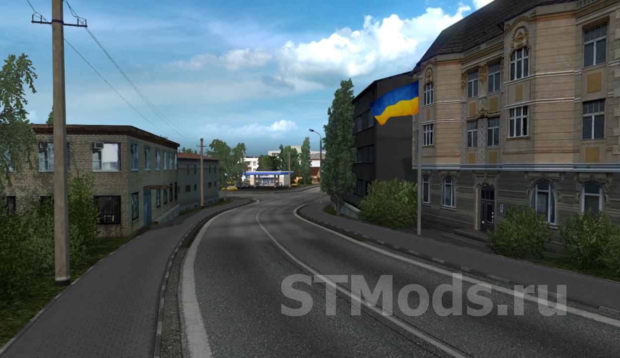 Расширение Львовской области для ProMods версия 0.1.2 для Euro Truck Simulator 2 (v1.39.x)