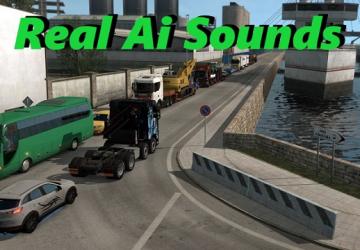 Мод Real AI Traffic Engine Sounds версия 1.5 для Euro Truck Simulator 2 (v1.35.x)