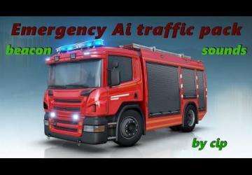 Мод Real Emergency Traffic pack версия 1.0 для Euro Truck Simulator 2 (v1.35.x)