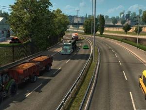 Мод Плотность и интенсивность трафика версия 2.2 для Euro Truck Simulator 2 (v1.27х)
