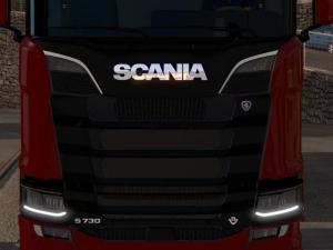 Мод Real V8 Style for Scania S730 версия 2.0 для Euro Truck Simulator 2 (v1.27.x)