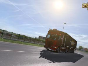 Мод Realistic Graphics Mod версия 1.8 для Euro Truck Simulator 2 (v1.27.х, 1.28.x)