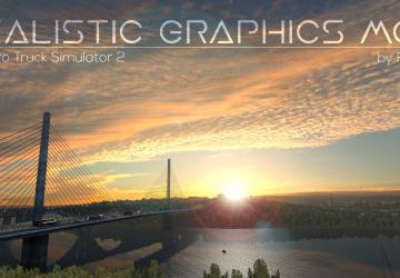 Мод Realistic Graphics Mod версия 2.1.3 для Euro Truck Simulator 2 (v1.30.x, 1.31.x)