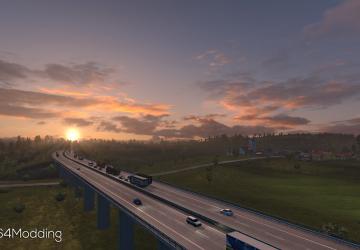 Мод Realistic Graphics Mod версия 2.1 для Euro Truck Simulator 2 (v1.30.x, 1.31.x)