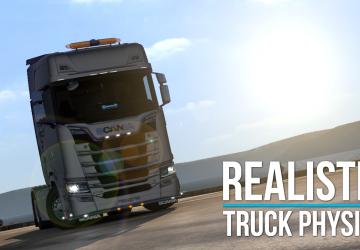 Мод Realistic Physics Mod версия 6.0 для Euro Truck Simulator 2 (v1.35.x, 1.36.x)