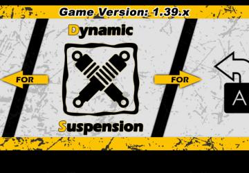 Мод Realistic steering & suspension with keyboards v6.1.1 для Euro Truck Simulator 2 (v1.39.x)
