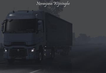 Мод Realistic Brutal Weather версия 4.1 для Euro Truck Simulator 2 (v1.36.x)