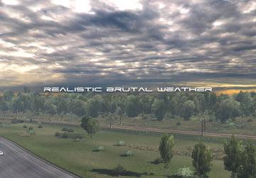 Мод Realistic Brutal Weather версия 5.4 для Euro Truck Simulator 2 (v1.38.x)