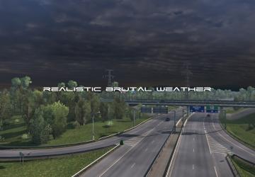 Мод Realistic Brutal Weather версия 5.4 для Euro Truck Simulator 2 (v1.38.x)