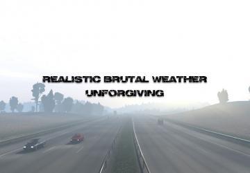 Мод Realistic Brutal Weather версия 5.8 для Euro Truck Simulator 2 (v1.38.x)