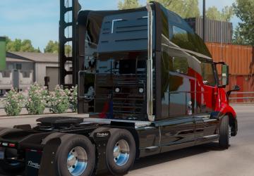 Мод Red Tech Skin для Volvo VNL 2019 версия 1.0 для Euro Truck Simulator 2 (v1.35.x)