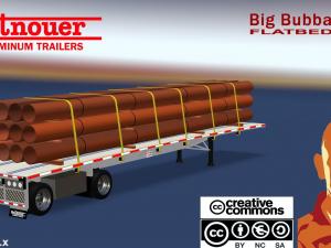Мод Reitnouer Big Bubba Flatbed Trailer версия 1.0 для Euro Truck Simulator 2 (v1.28.x)