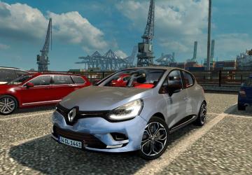 Мод Renault Clio 4 версия 1.1 для Euro Truck Simulator 2 (v1.31.x, 1.32.x)