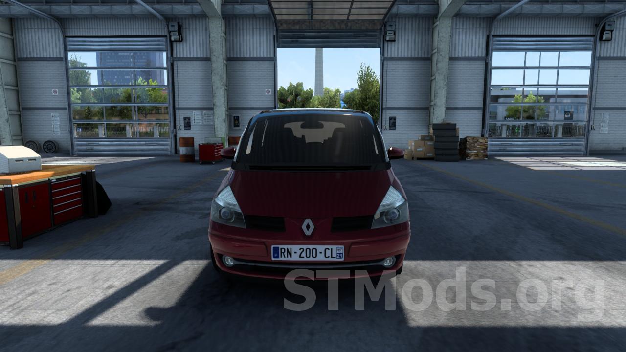 Скачать мод Renault Espace 2008 версия 1.1 для Euro Truck Simulator 2  (v1.49.x)