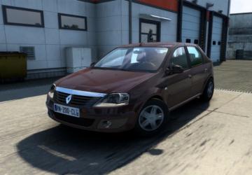 Мод Renault Logan 2011 версия 1.1 для Euro Truck Simulator 2 (v1.47.x)