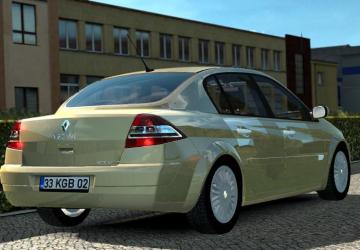 Мод Renault Megane 2 версия 1.3 для Euro Truck Simulator 2 (v1.35.x)