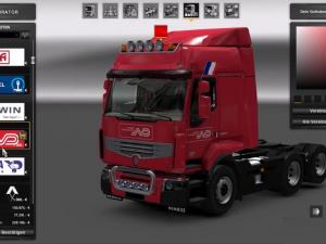 Мод Renault Premium Reworked версия 3.6 для Euro Truck Simulator 2 (v1.25-1.26)