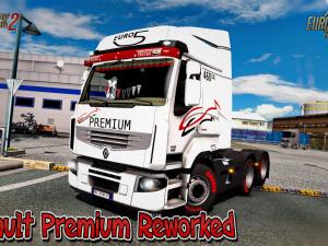 Мод Renault Premium Reworked версия 4.1 для Euro Truck Simulator 2 (v1.30.x)