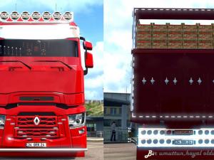 Мод Renault Range T by BurakTuna24 версия 18.11.16 для Euro Truck Simulator 2 (v1.25.x, 1.26.x)