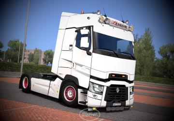 Мод Renault T Light Improvements версия 1.1 для Euro Truck Simulator 2 (v1.35.x)