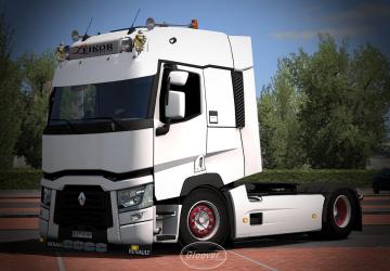 Мод Renault T Light Improvements версия 1.1 для Euro Truck Simulator 2 (v1.35.x)