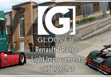 Мод Renault T Light Improvements версия 1.5 для Euro Truck Simulator 2 (v1.39.x, 1.40.x)