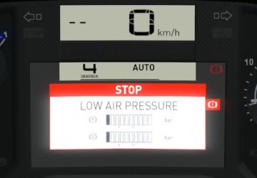 Мод Renault T Realistic Dashboard Computer версия 1.1 для Euro Truck Simulator 2 (v1.37.x, - 1.39.x)