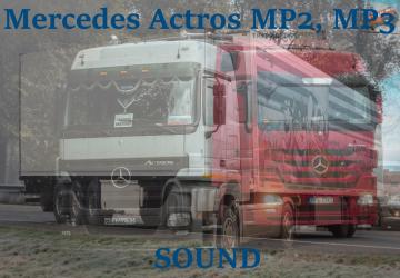 Мод Звуки для Actros MP2 и MP3 версия 02.10.18 для Euro Truck Simulator 2 (v1.31.x, 1.32.x)