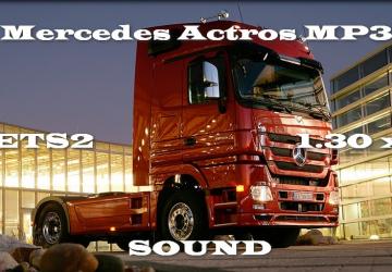 Мод Звуки для Actros MP2 и MP3 версия 12.02.18 для Euro Truck Simulator 2 (v1.30.х)
