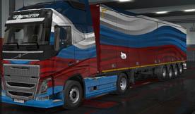 Мод Russian Paint Jobs for Ownerships trailers pack v1.0 для Euro Truck Simulator 2 (v1.33.x, - 1.43.x)