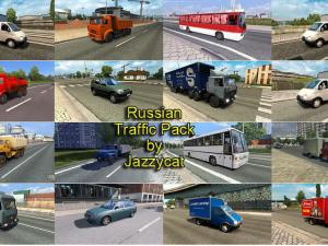 Мод Russian Traffic Pack for Eastern Express версия 2.3.1 для Euro Truck Simulator 2 (v1.30.x)