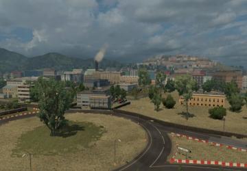 Карту Sardinia Map Add-on версия 0.9 для Euro Truck Simulator 2 (v1.32.x)