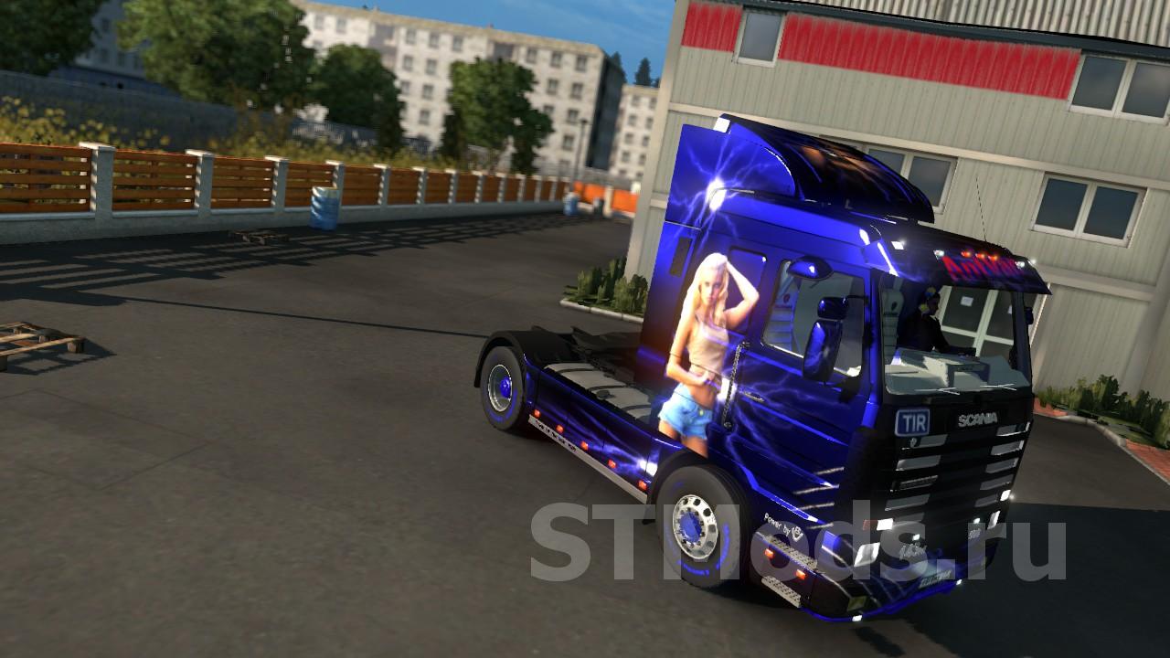 Скачать мод Scania 143m + Traller by AntVan версия 26.06.18 для Euro Truck  Simulator 2 (v1.31.x)